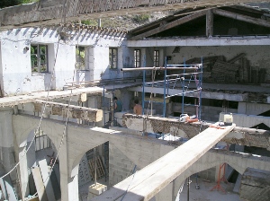 saillans drome chantier rénovation structure