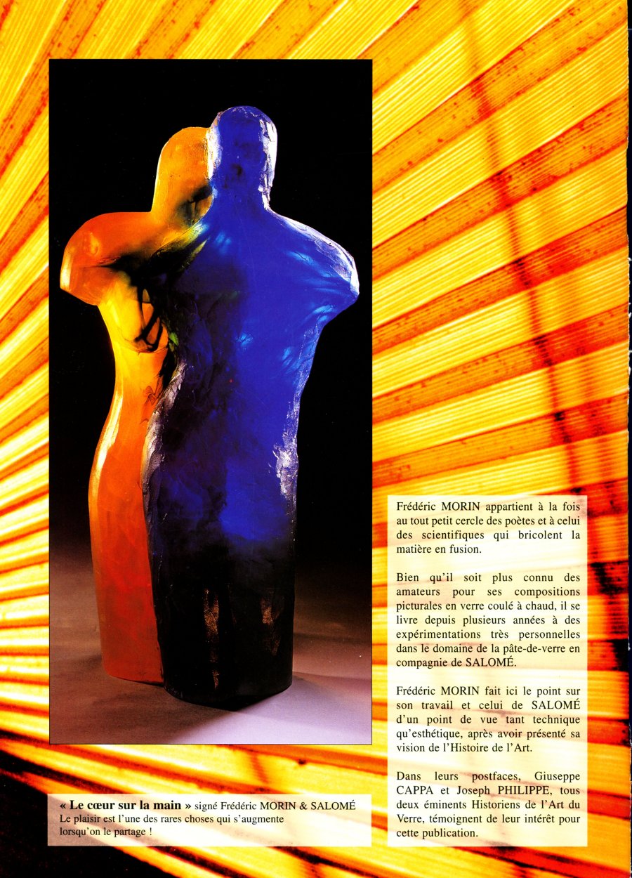 sculptures pate de verre salome frederic morin 2001 VERRE EN FORME