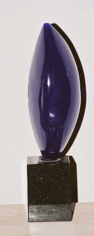 Disque tronqué en cristal de Lucien WERCOLLIER 1999