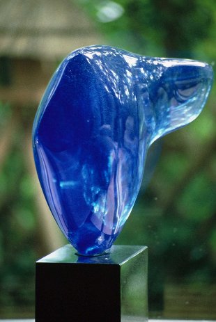 Poisson II en cristal de Lucien WERCOLLIER 1994
