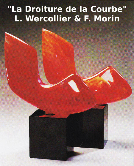 wercollier luxembourg sculptures pate de verre abstraction lyrique AIHV-17
