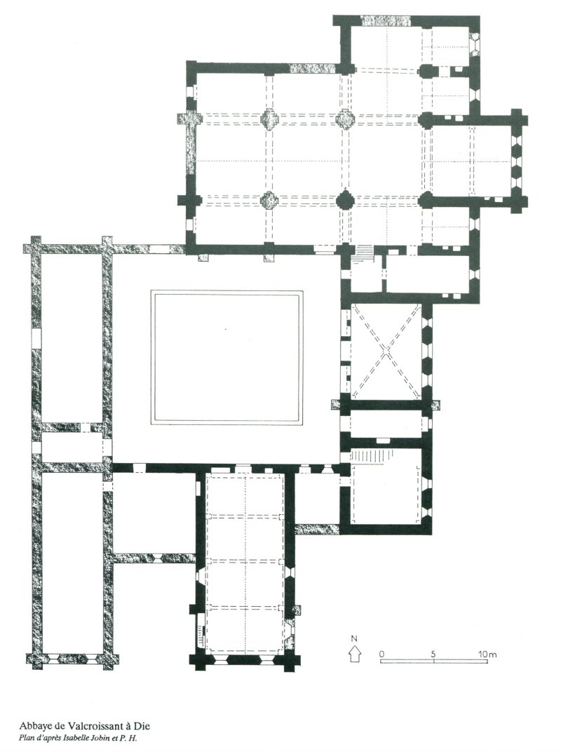 abbaye cistercienne valcroissant plan