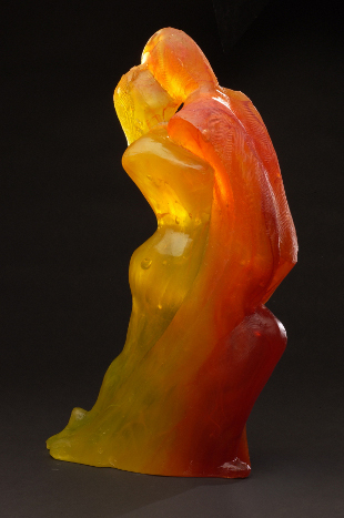 danseurs tango sculpture pate-de-verre salome frederic morin