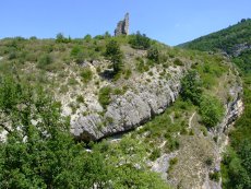 drome pontaix tour chateau remparts